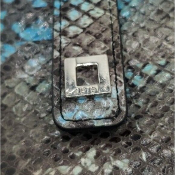 LODIS  Envelope Credit Card Holder Multi Color Reptile Leather - Picture 6 of 8